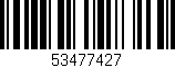 Código de barras (EAN, GTIN, SKU, ISBN): '53477427'