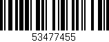 Código de barras (EAN, GTIN, SKU, ISBN): '53477455'