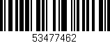 Código de barras (EAN, GTIN, SKU, ISBN): '53477462'