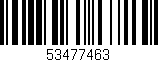 Código de barras (EAN, GTIN, SKU, ISBN): '53477463'