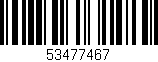 Código de barras (EAN, GTIN, SKU, ISBN): '53477467'