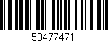 Código de barras (EAN, GTIN, SKU, ISBN): '53477471'