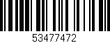 Código de barras (EAN, GTIN, SKU, ISBN): '53477472'