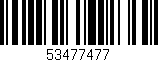 Código de barras (EAN, GTIN, SKU, ISBN): '53477477'