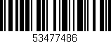 Código de barras (EAN, GTIN, SKU, ISBN): '53477486'