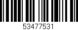 Código de barras (EAN, GTIN, SKU, ISBN): '53477531'