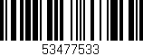Código de barras (EAN, GTIN, SKU, ISBN): '53477533'