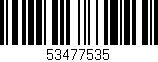 Código de barras (EAN, GTIN, SKU, ISBN): '53477535'