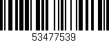 Código de barras (EAN, GTIN, SKU, ISBN): '53477539'