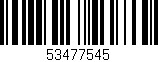 Código de barras (EAN, GTIN, SKU, ISBN): '53477545'