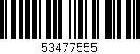 Código de barras (EAN, GTIN, SKU, ISBN): '53477555'