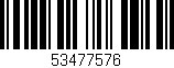 Código de barras (EAN, GTIN, SKU, ISBN): '53477576'