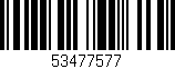 Código de barras (EAN, GTIN, SKU, ISBN): '53477577'