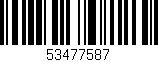 Código de barras (EAN, GTIN, SKU, ISBN): '53477587'