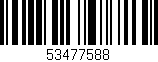Código de barras (EAN, GTIN, SKU, ISBN): '53477588'