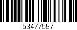 Código de barras (EAN, GTIN, SKU, ISBN): '53477597'