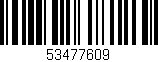 Código de barras (EAN, GTIN, SKU, ISBN): '53477609'