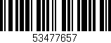 Código de barras (EAN, GTIN, SKU, ISBN): '53477657'