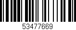 Código de barras (EAN, GTIN, SKU, ISBN): '53477669'