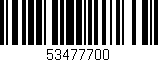 Código de barras (EAN, GTIN, SKU, ISBN): '53477700'