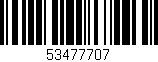 Código de barras (EAN, GTIN, SKU, ISBN): '53477707'