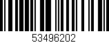 Código de barras (EAN, GTIN, SKU, ISBN): '53496202'
