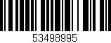 Código de barras (EAN, GTIN, SKU, ISBN): '53498995'