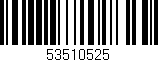 Código de barras (EAN, GTIN, SKU, ISBN): '53510525'