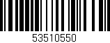 Código de barras (EAN, GTIN, SKU, ISBN): '53510550'