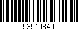 Código de barras (EAN, GTIN, SKU, ISBN): '53510849'