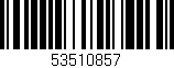 Código de barras (EAN, GTIN, SKU, ISBN): '53510857'