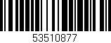 Código de barras (EAN, GTIN, SKU, ISBN): '53510877'