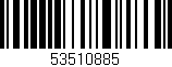 Código de barras (EAN, GTIN, SKU, ISBN): '53510885'