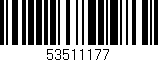 Código de barras (EAN, GTIN, SKU, ISBN): '53511177'