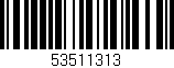 Código de barras (EAN, GTIN, SKU, ISBN): '53511313'