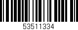 Código de barras (EAN, GTIN, SKU, ISBN): '53511334'