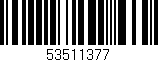Código de barras (EAN, GTIN, SKU, ISBN): '53511377'