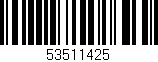 Código de barras (EAN, GTIN, SKU, ISBN): '53511425'