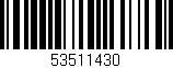 Código de barras (EAN, GTIN, SKU, ISBN): '53511430'