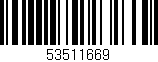 Código de barras (EAN, GTIN, SKU, ISBN): '53511669'