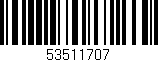 Código de barras (EAN, GTIN, SKU, ISBN): '53511707'