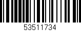 Código de barras (EAN, GTIN, SKU, ISBN): '53511734'