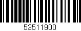 Código de barras (EAN, GTIN, SKU, ISBN): '53511900'