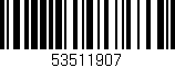 Código de barras (EAN, GTIN, SKU, ISBN): '53511907'