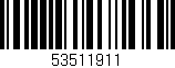 Código de barras (EAN, GTIN, SKU, ISBN): '53511911'