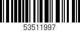 Código de barras (EAN, GTIN, SKU, ISBN): '53511997'