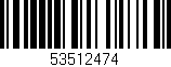 Código de barras (EAN, GTIN, SKU, ISBN): '53512474'