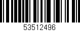 Código de barras (EAN, GTIN, SKU, ISBN): '53512496'