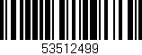 Código de barras (EAN, GTIN, SKU, ISBN): '53512499'