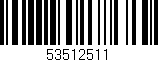Código de barras (EAN, GTIN, SKU, ISBN): '53512511'